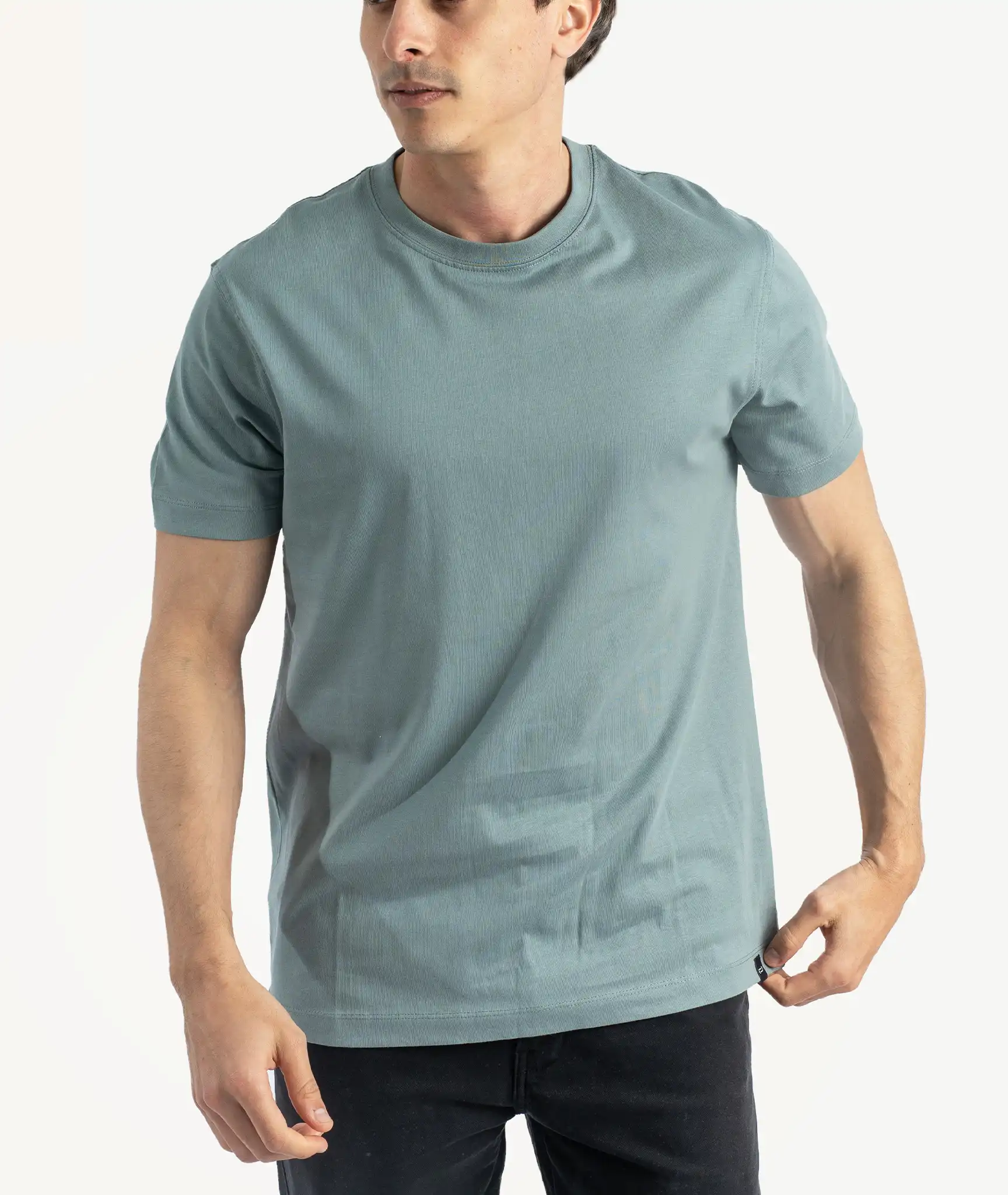 E-143034020-009_A T-Shirts Jules Basique Vert – Image 1
