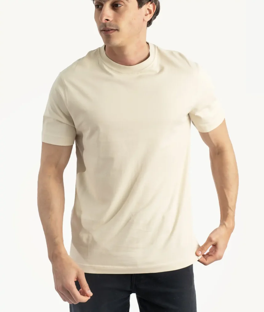 T-Shirts Jules Basique Beige
