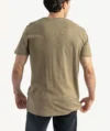 T-Shirts Selected Basique Vert – Image 2