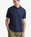 Polos  FRUIT OF THE LOOM Basique Bleu