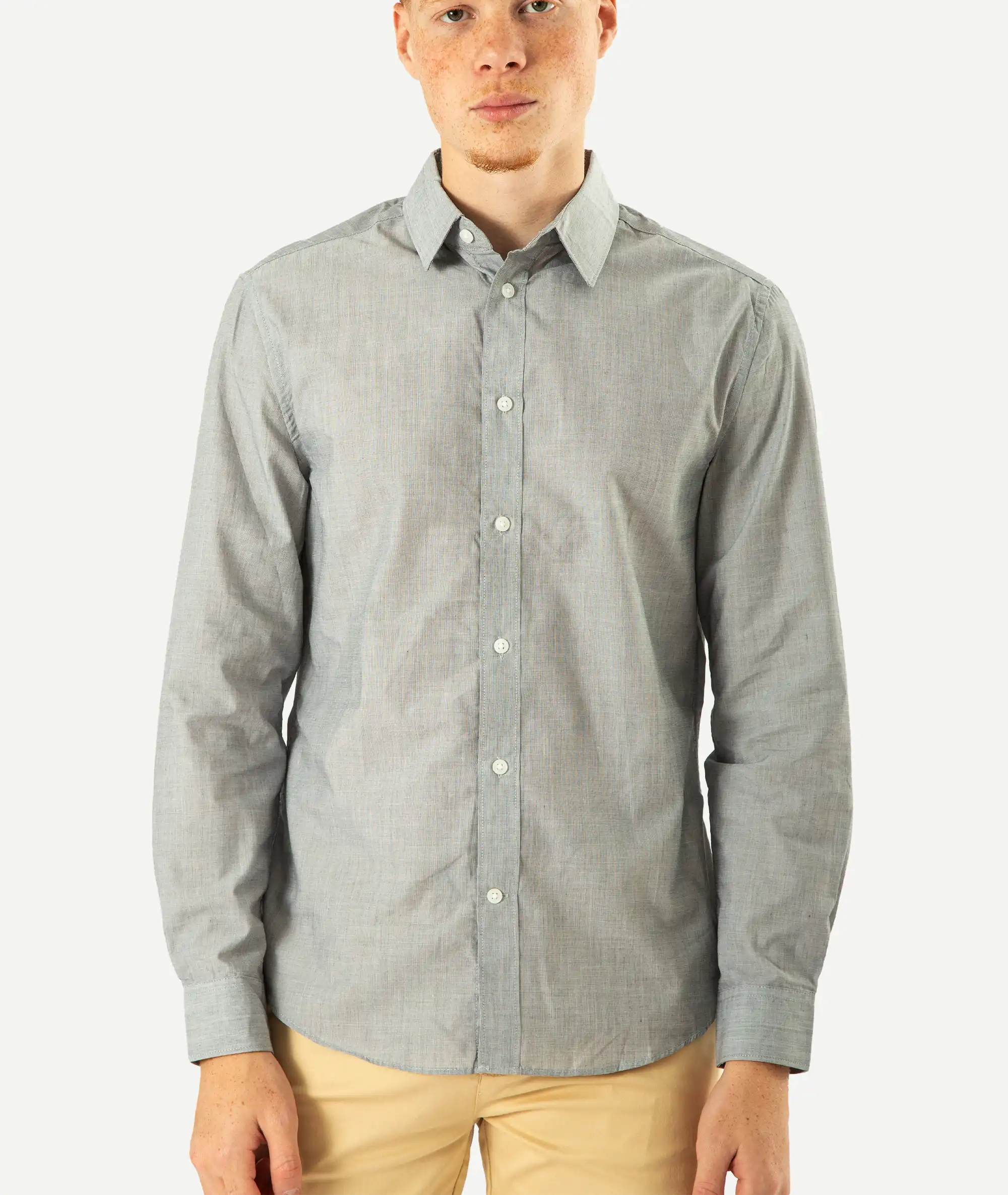 E-0977237005_A Chemise Coupe Standard En Polyester – Image 1
