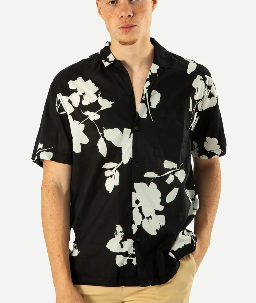 Chemise De Villégiature En Coton Coupe Régulière