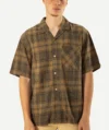 Chemise Décontractée À Manches Courtes En Lin