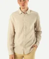 Chemise H&M Manches Longues Beige