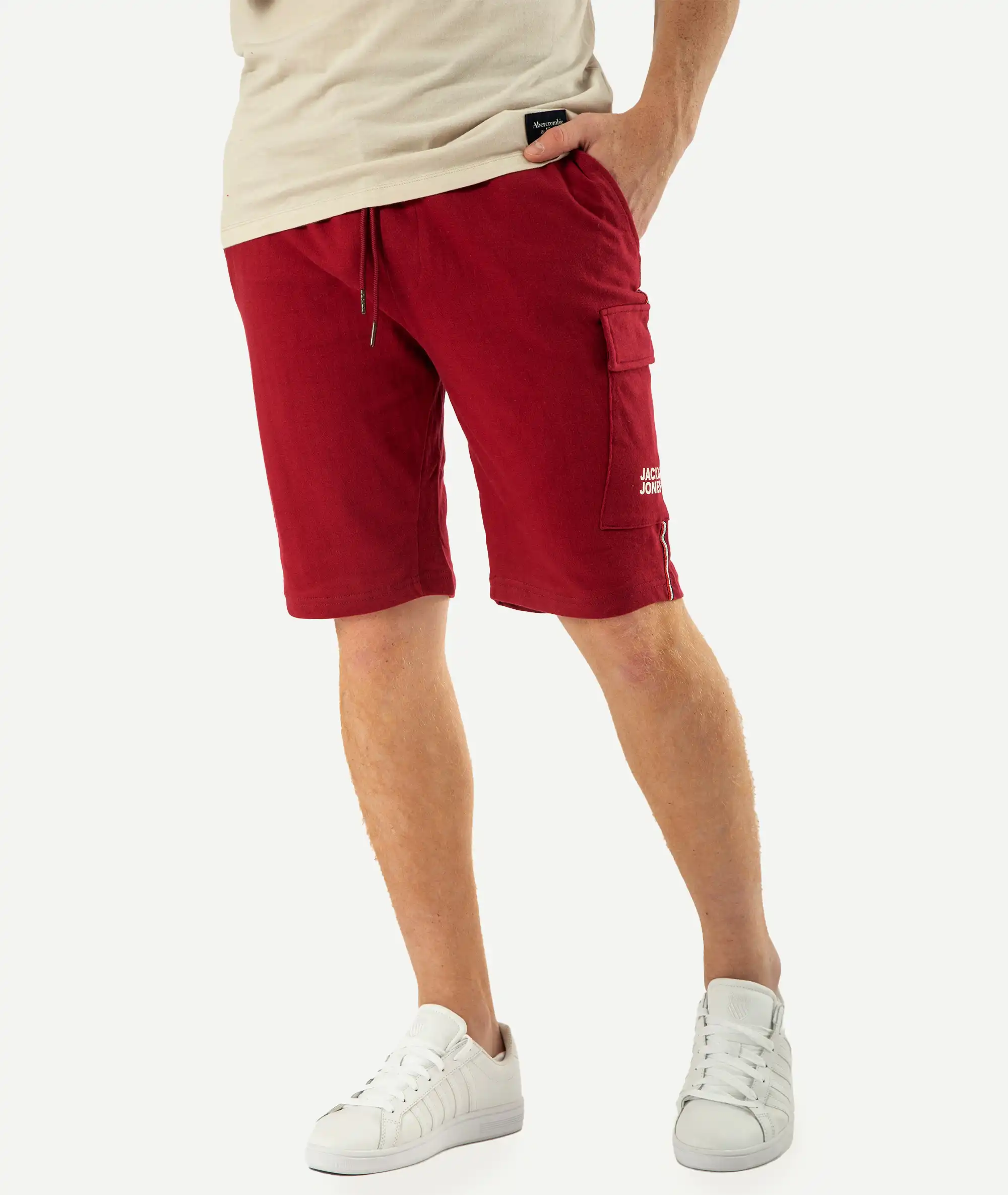 E-140026020-004_A Short Jogging JACK&JONES Rouge Bordeau – Image 1