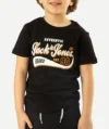 T-Shirts Imprimé JACK&JONES enfant Noir