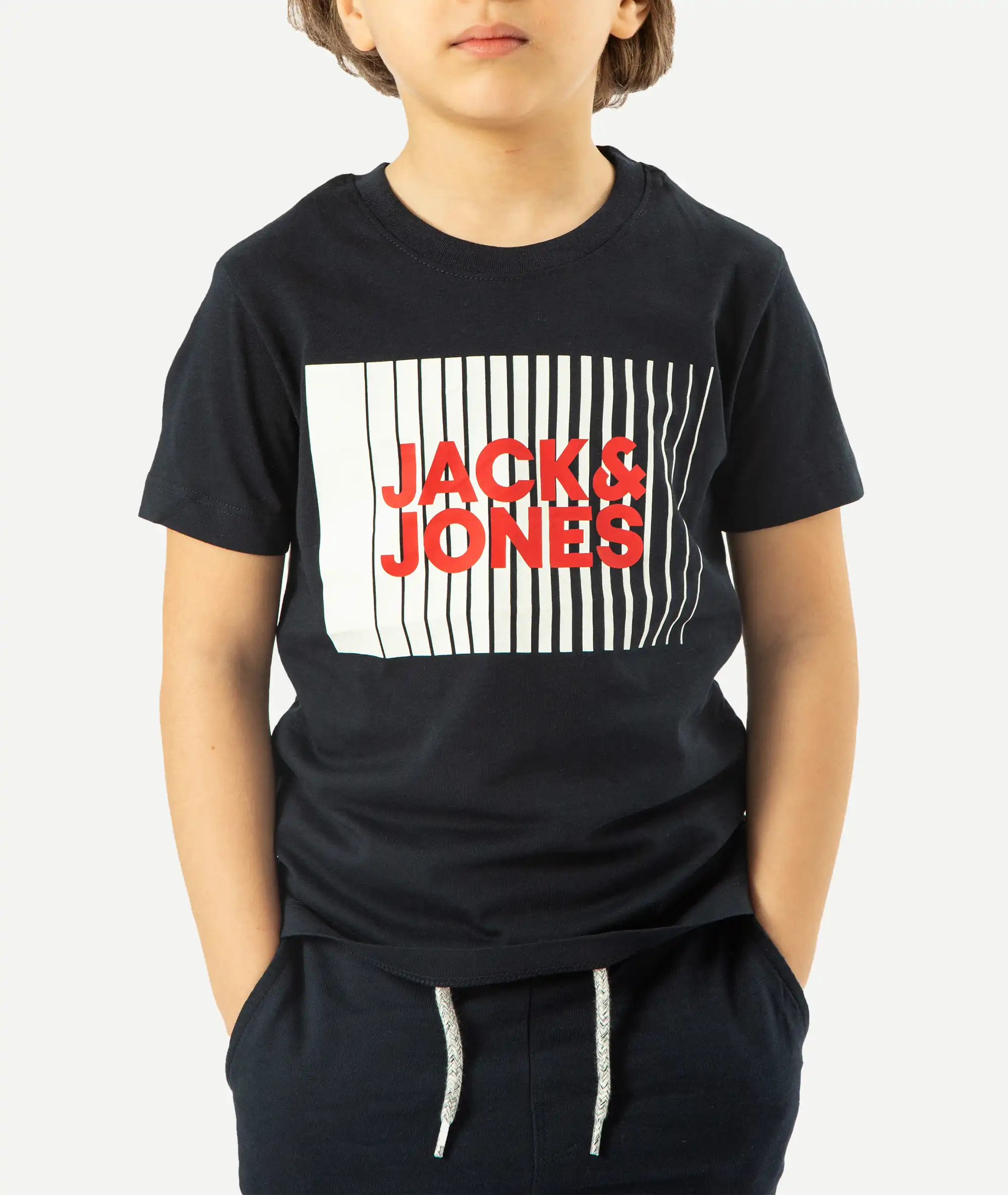 E-140034018-006_A T-Shirts Imprimé JACK&JONES enfant Bleu Nuit – Image 1