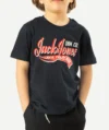 T-Shirts Imprimé JACK&JONES enfant Bleu Nuit