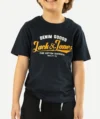 T-Shirts Imprimé JACK&JONES enfant Bleu Nuit