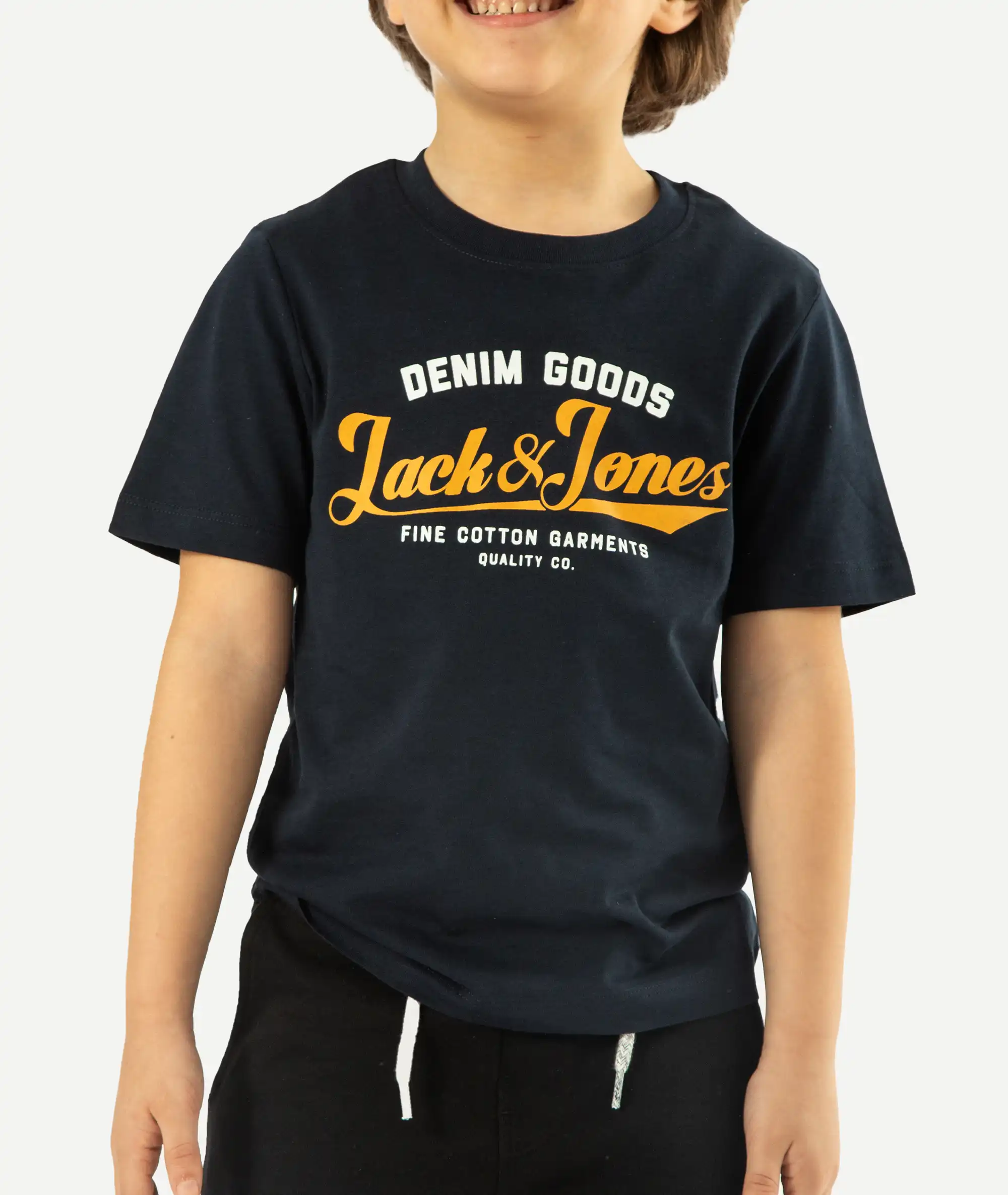 E-140034024-006_A T-Shirts Imprimé JACK&JONES enfant Bleu Nuit – Image 1