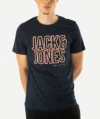 T-Shirts JACK&JONES Imprimé Bleu Nuit