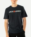 T-Shirts JACK&JONES Imprimé Bleu Nuit