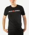 T-Shirts JACK&JONES Imprimé Noir