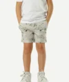 Short NAME IT Enfant Blanc Cassé