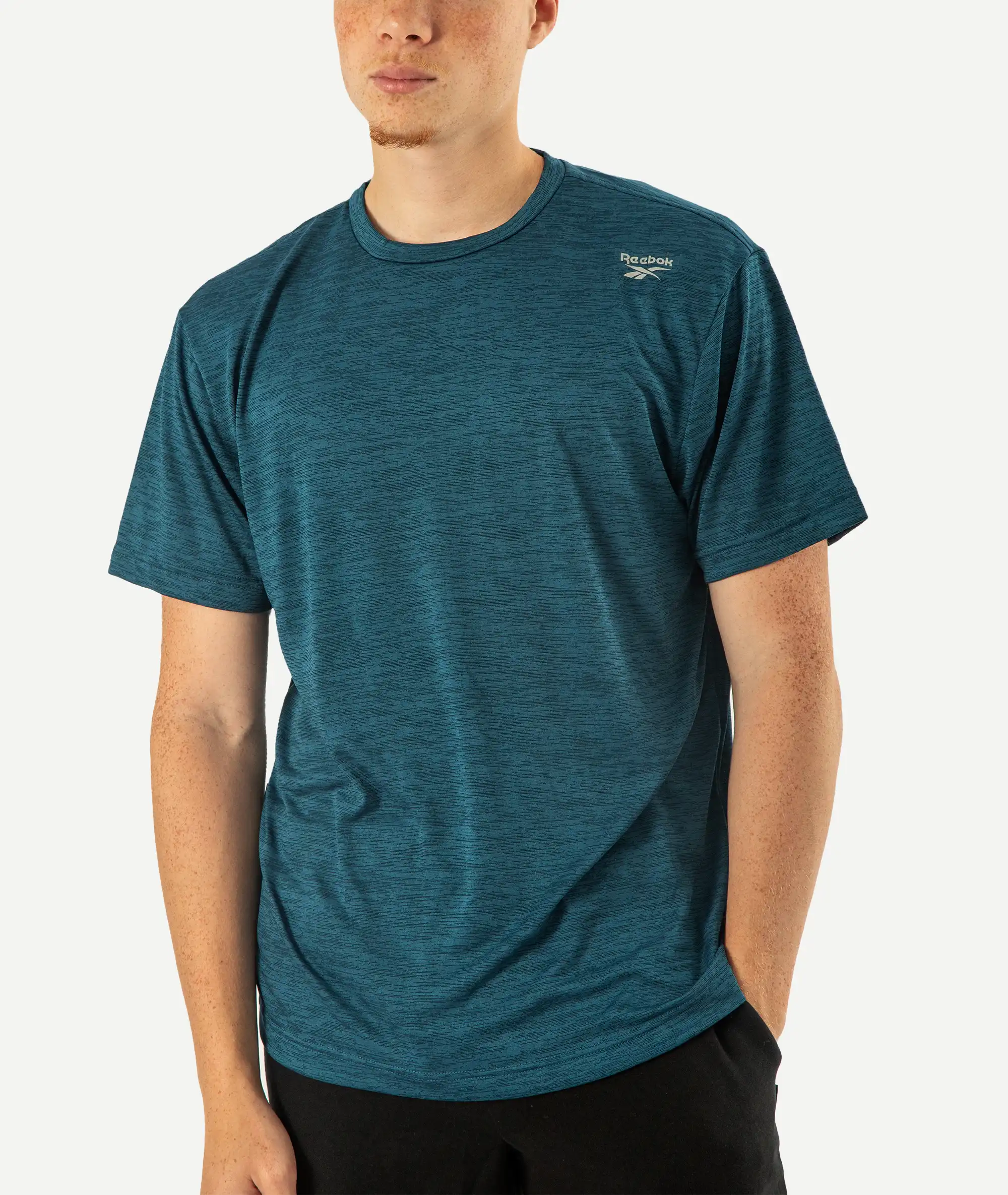 E-193034008-006_A T-Shirts de Sport REEBOK Bleu – Image 1