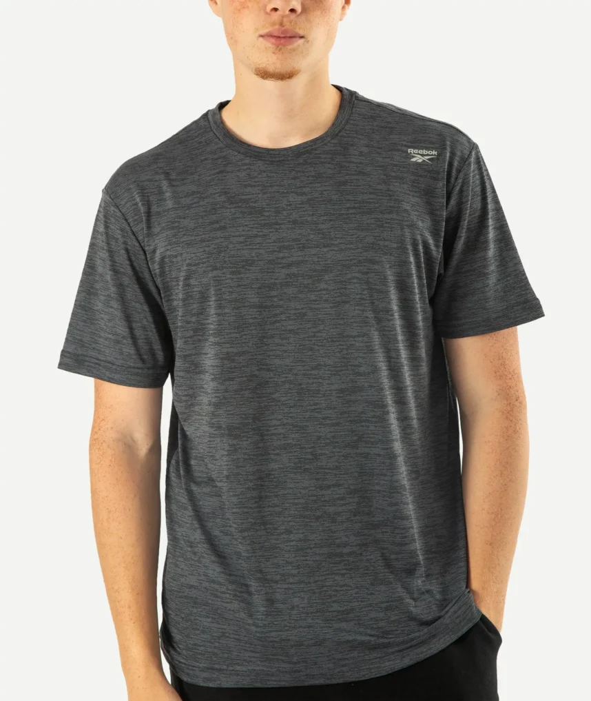 T-Shirts de Sport REEBOK Gris chiné