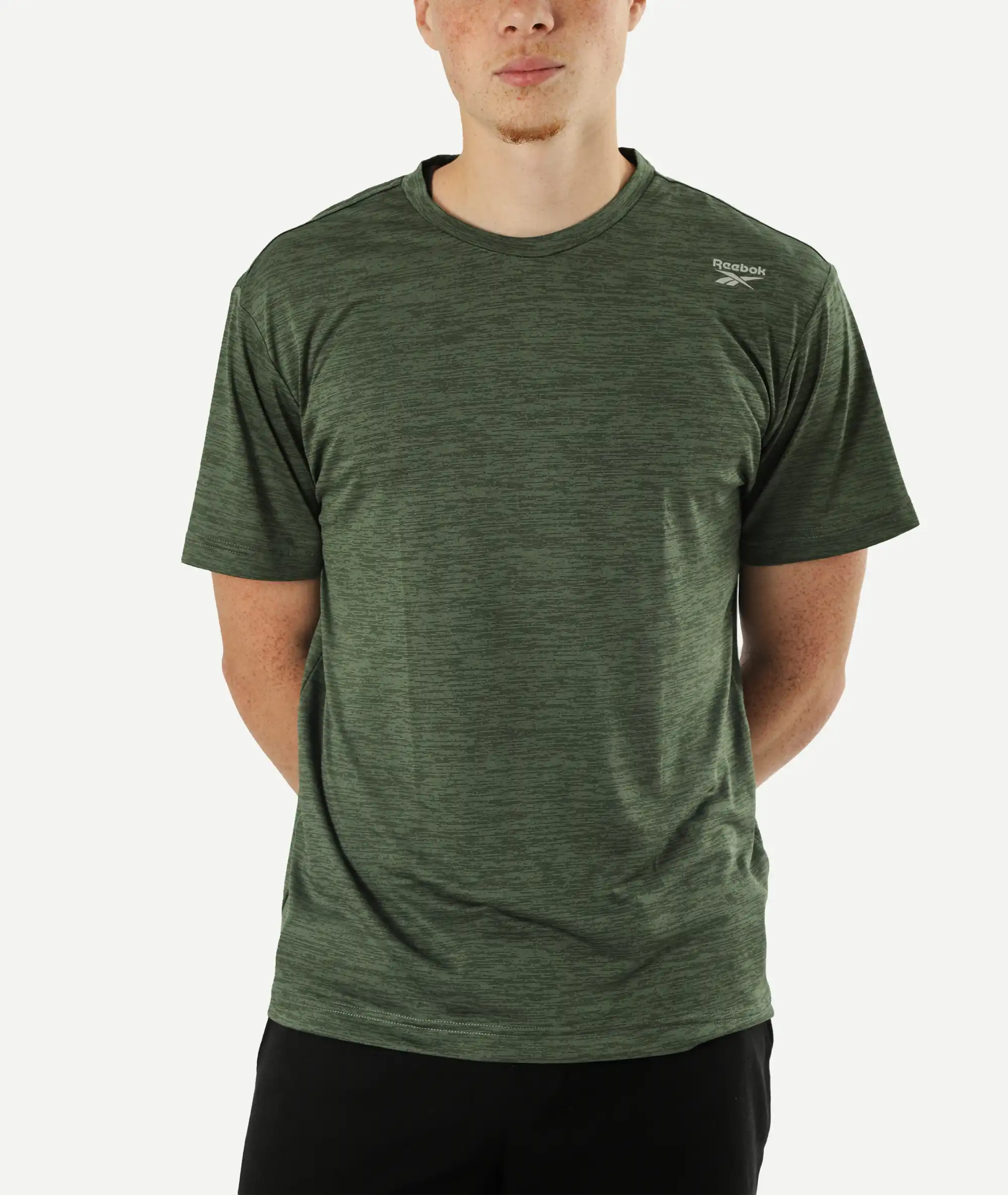 E-193034011-009_A T-Shirts de Sport REEBOK Vert – Image 1