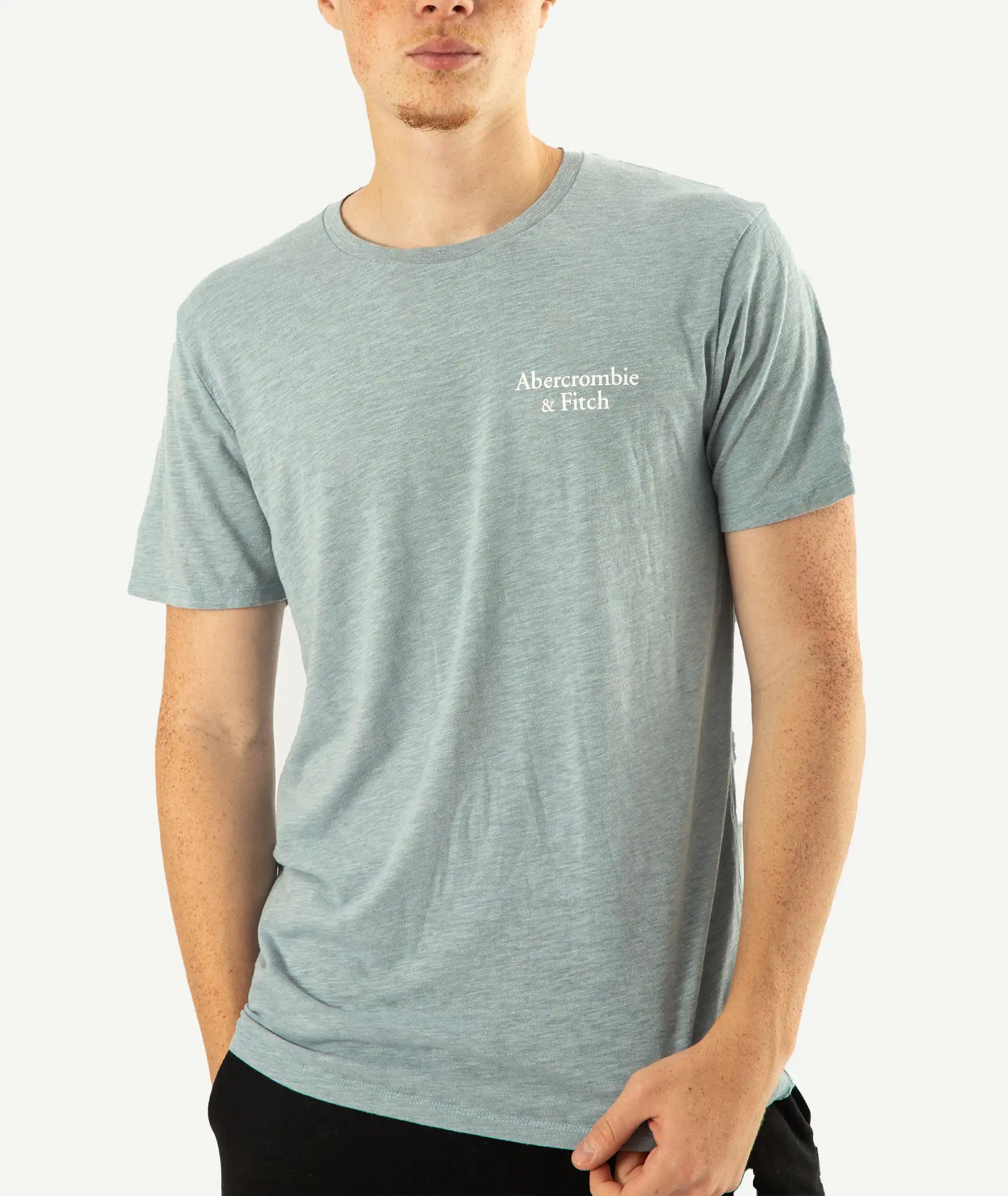 E-211034002-006_A T-Shirts ABERCROMBIE & FITCH Bleu chin? – Image 1