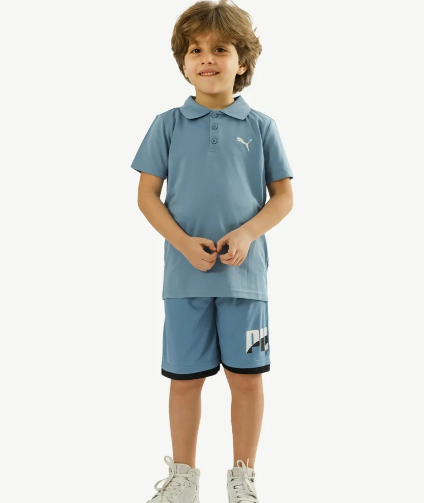 Ensembles Polos Garçon Bleu Ciel