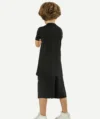 Ensembles Joggings Garçon Noir Et Blanc – Image 2