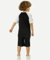 Ensembles Joggings Garçon Noir Et Blanc – Image 2