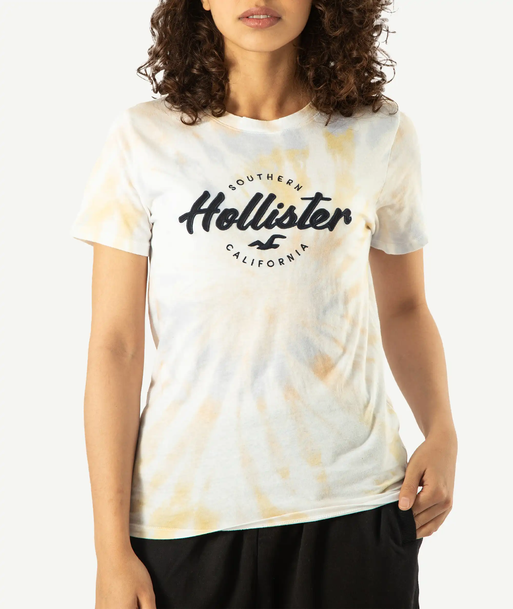 E-214034004-014_A T-Shirts HOLLISTER Pour Femme Tie&dye – Image 1