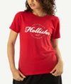 T-Shirts HOLLISTER Pour Femme Rouge