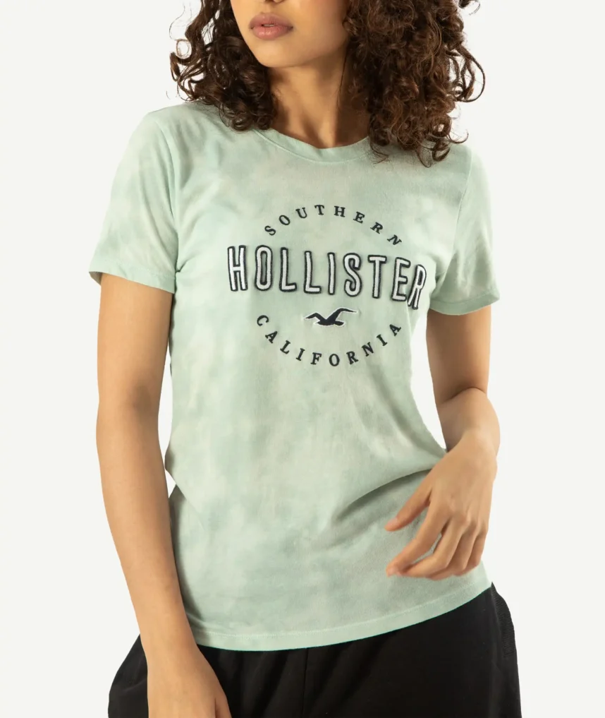 T-Shirts HOLLISTER Pour Femme Vert