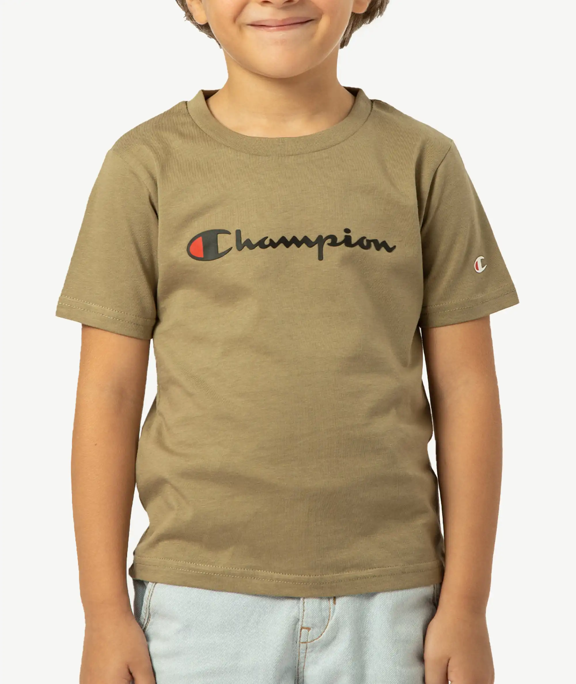 E-115034045-009_A T-Shirts CHAMPION Vert Olive – Image 1