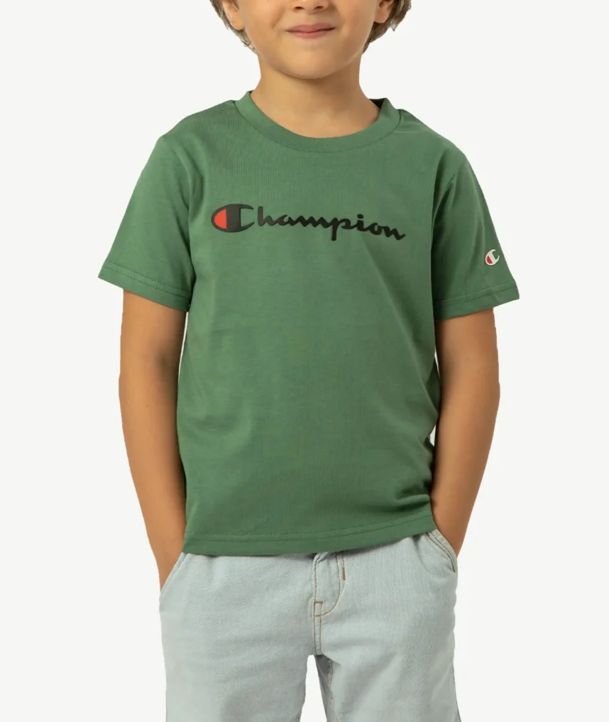 T-Shirts CHAMPION Enfant Vert