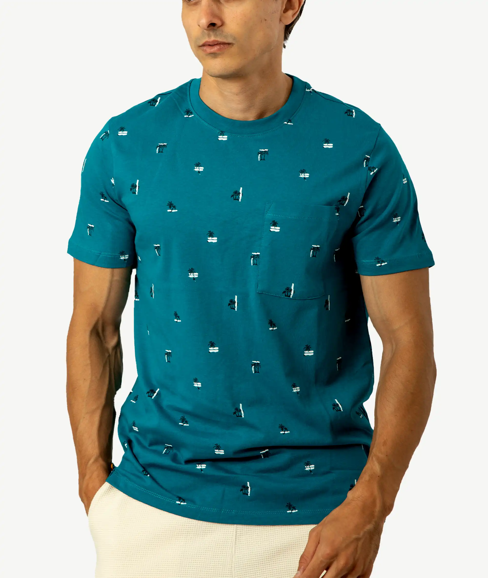E-124034001-006_A T-Shirts EDC by Esprit Bleu – Image 1