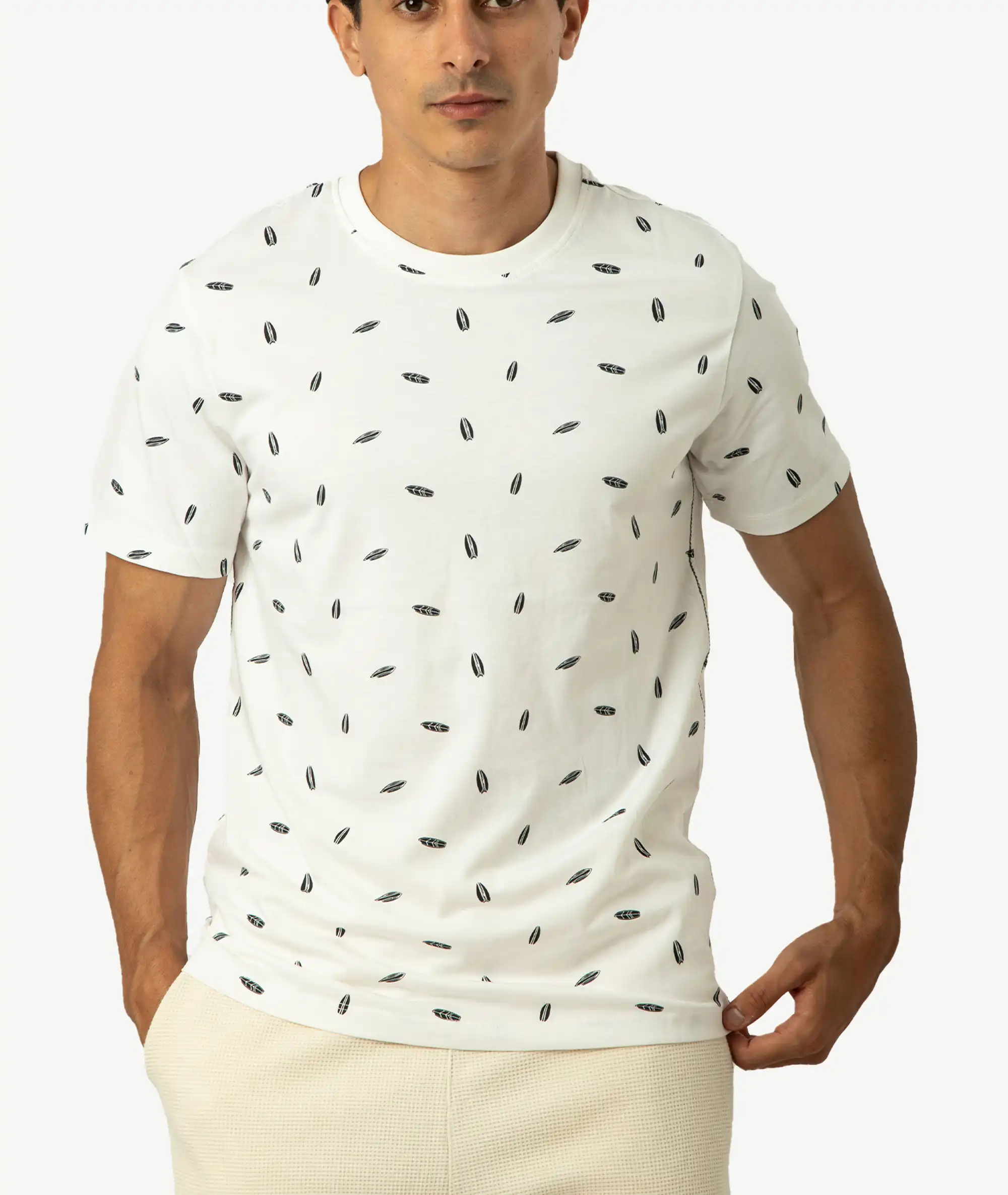 E-126034003-002_A T-Shirts Esprit Blanc – Image 1