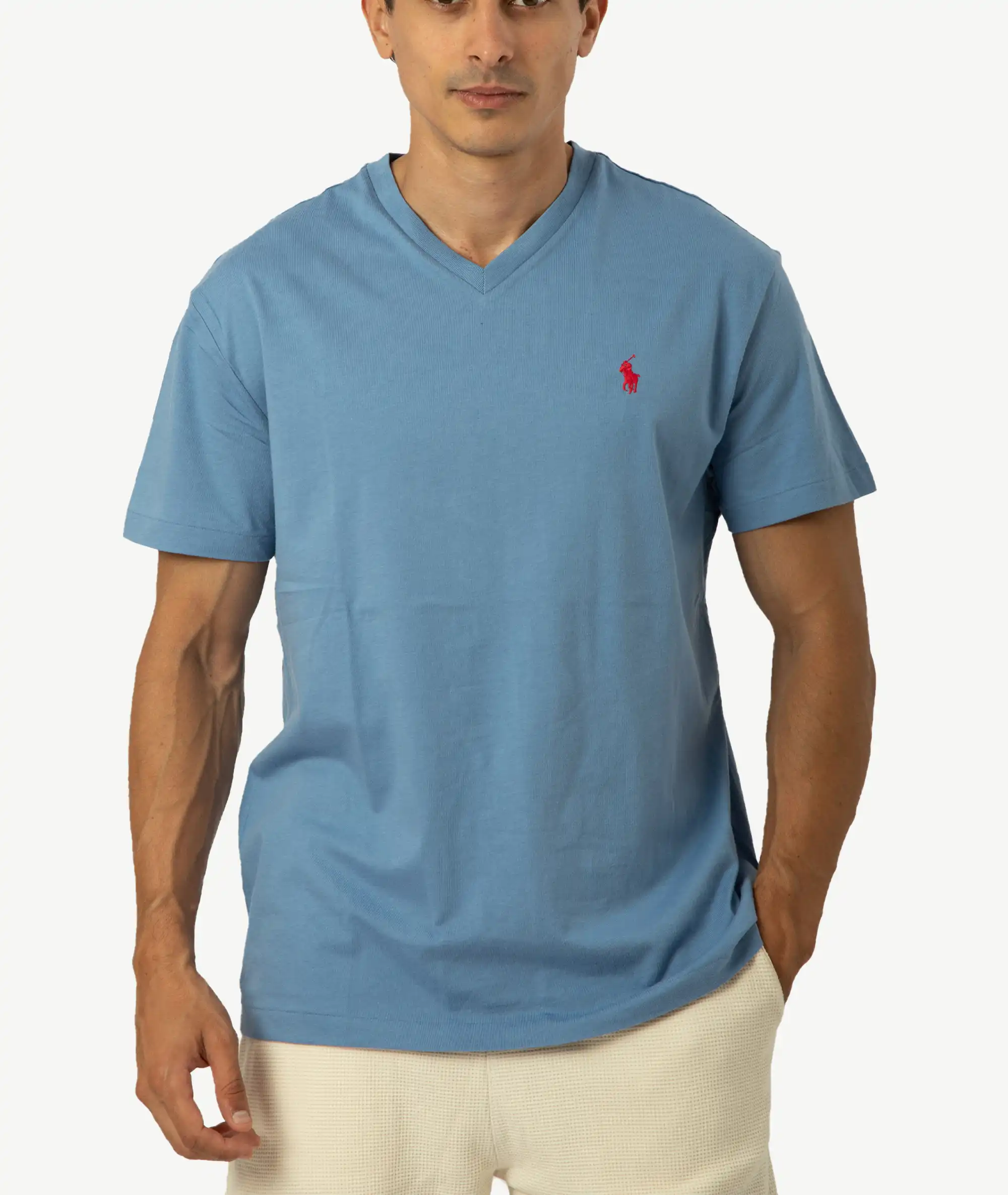 E-172034002-006_A T-Shirts RALPH LAUREN Bleu – Image 1
