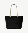 Sac fourre-tout en tissu matelassé Spade Flower – Image 5