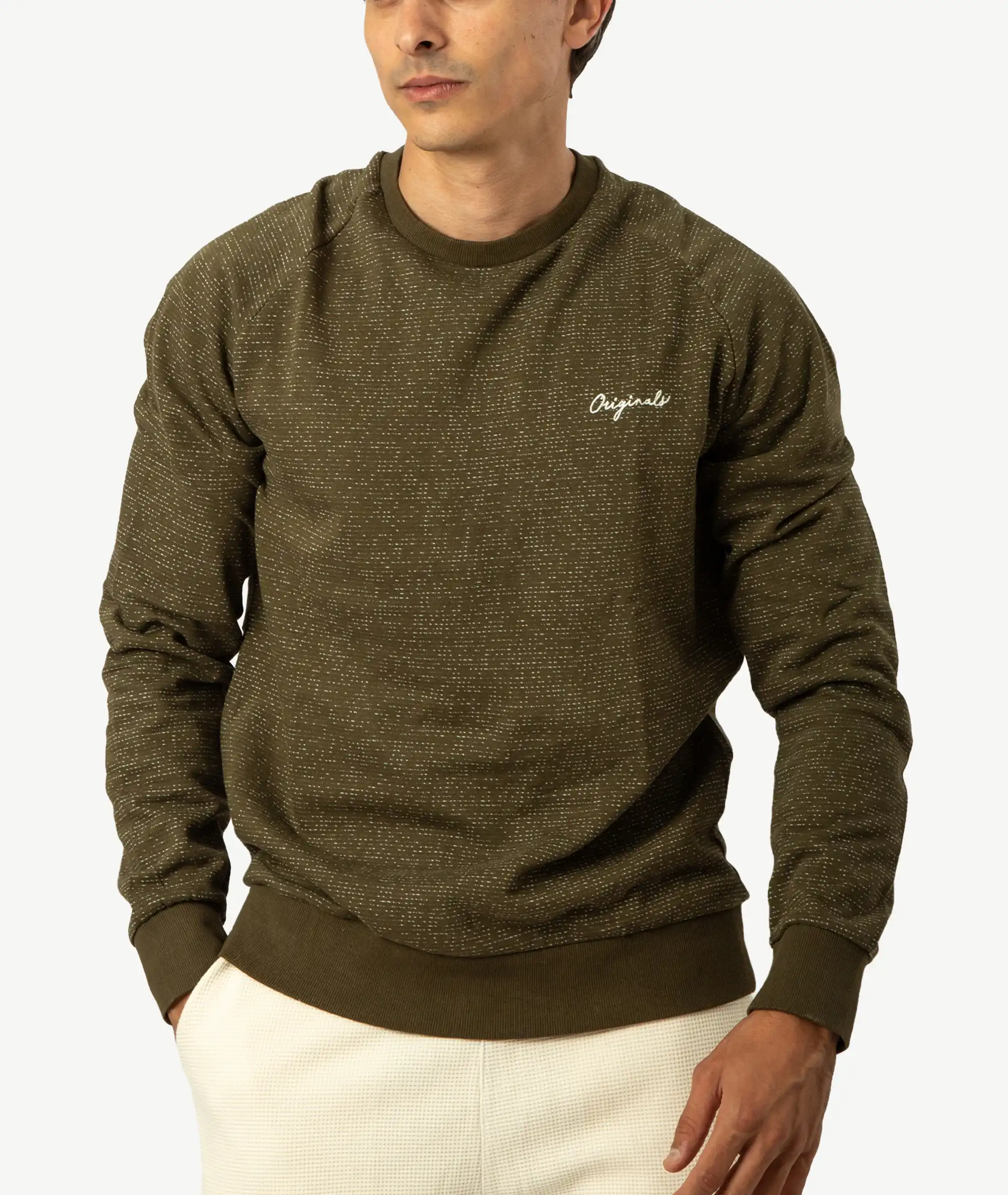 E-ZIR01V5K5-001_A Sweatshirt En Coton Coupe Décontractée – Image 1