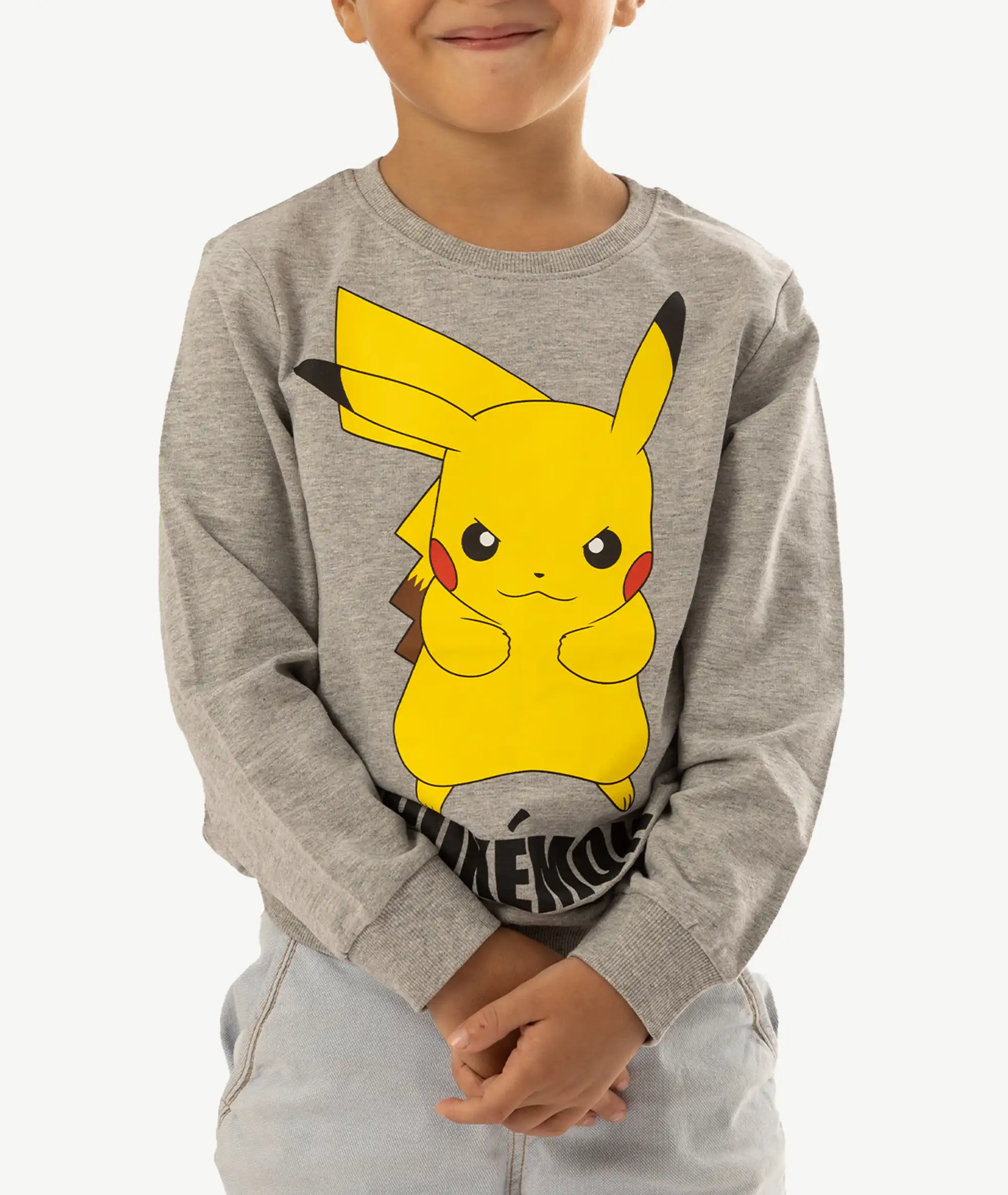 E-156038022-008_A Sweatshirts NAME IT Gris chiné – Image 1