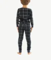 Pyjamas à Carreaux Bleu et Vert Enfant – Image 2