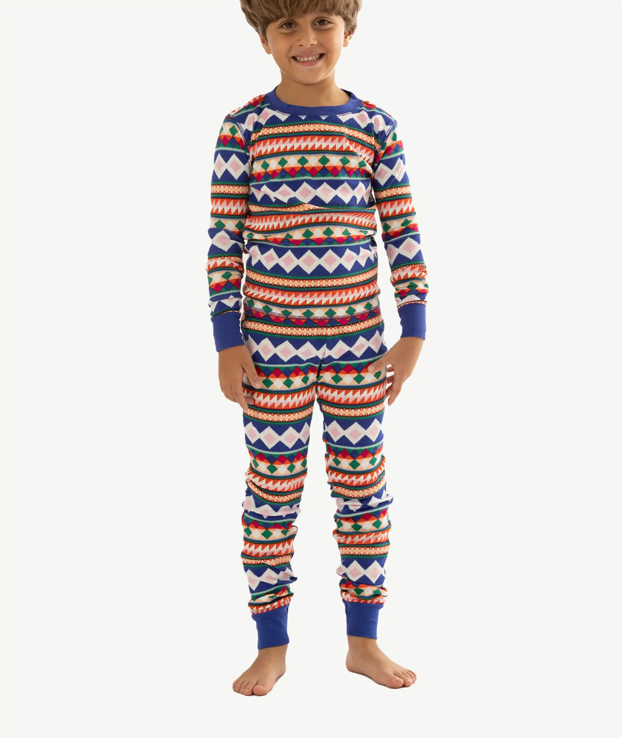 E-160022012-014_A Pyjamas à forme geometrique coloré – Image 1