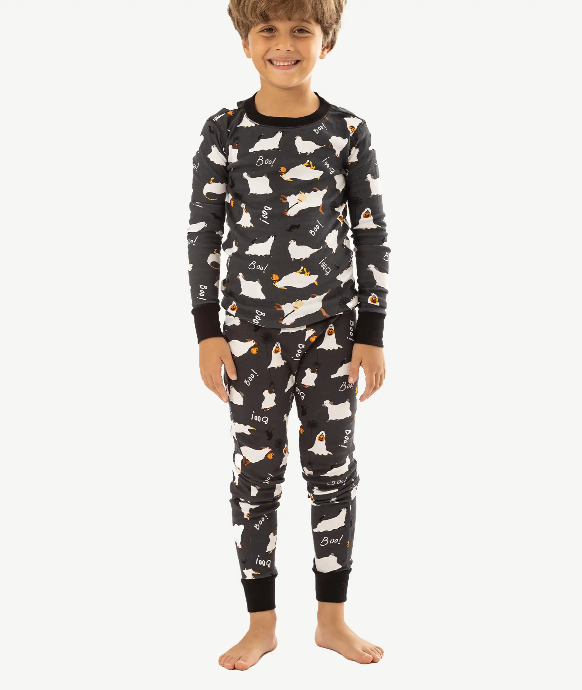 E-160022013-008_A Pyjamas pengouin Gris Enfant – Image 1