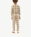 Pyjamas à Carreaux Blanc et beige Enfant – Image 2