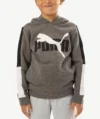 Hoodies Puma Gris