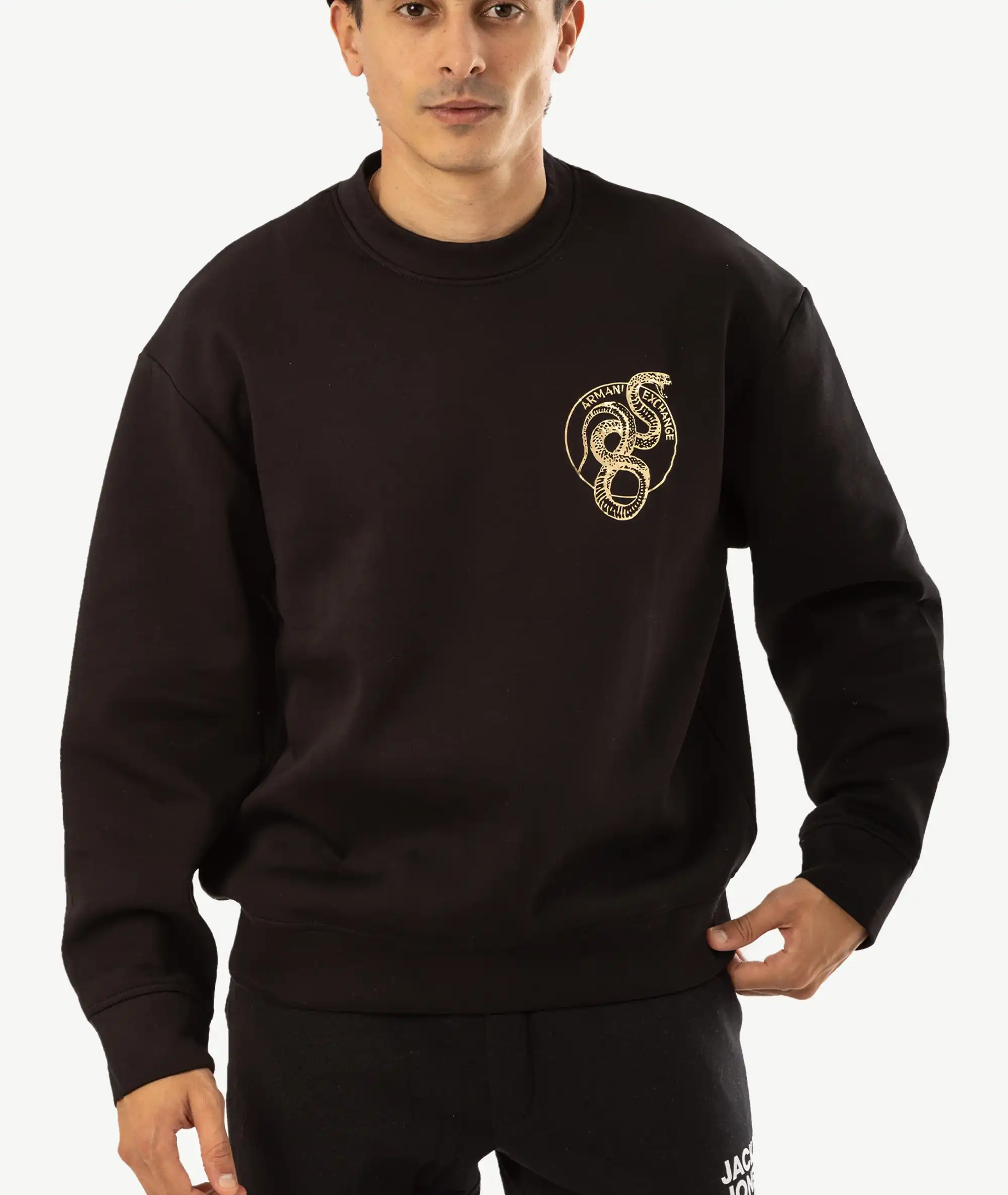 E-218038003-003_A Sweatshirts Armani Exchange Noir – Image 1