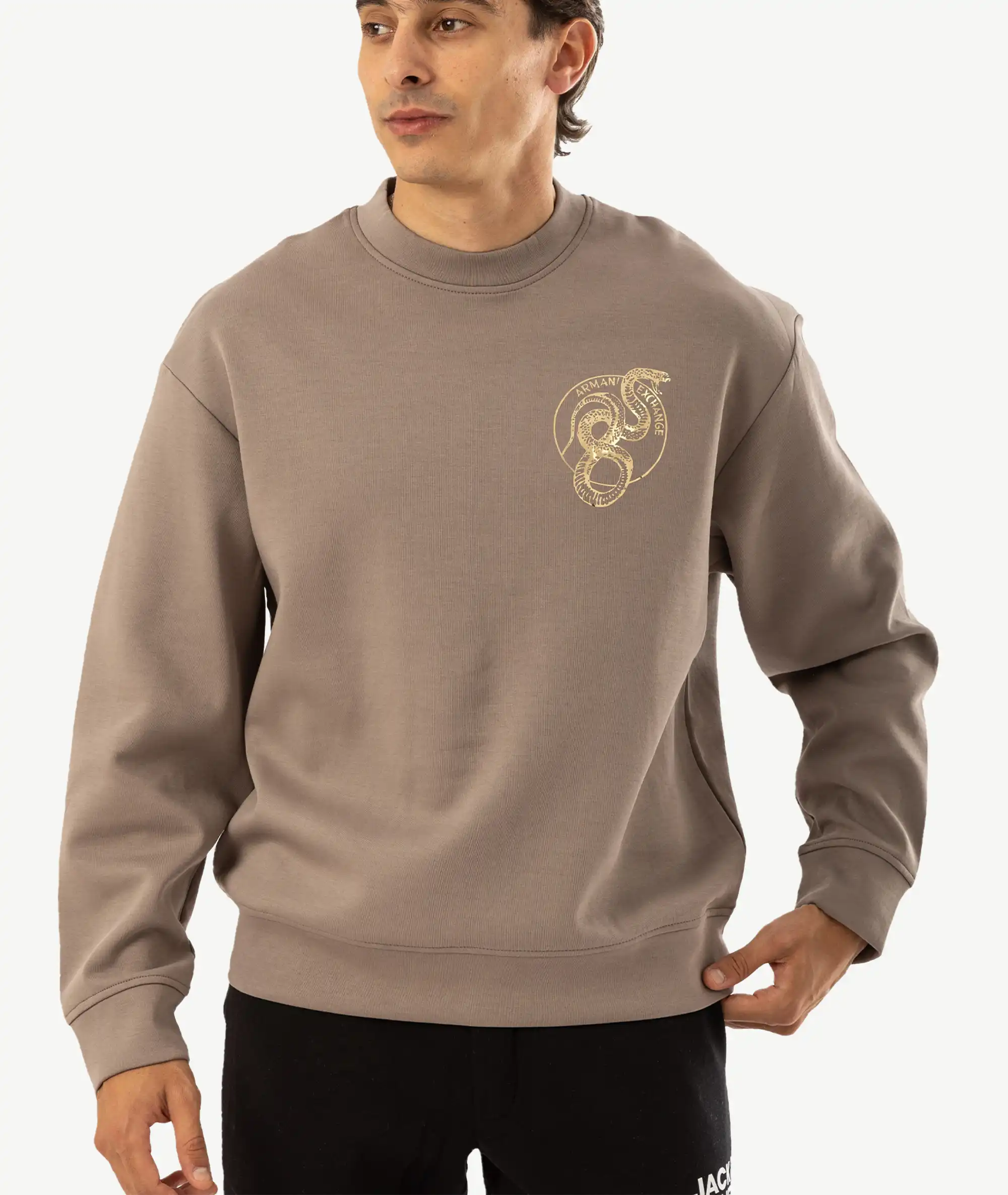 E-218038004-007_A Sweatshirts Armani Exchange Marron – Image 1