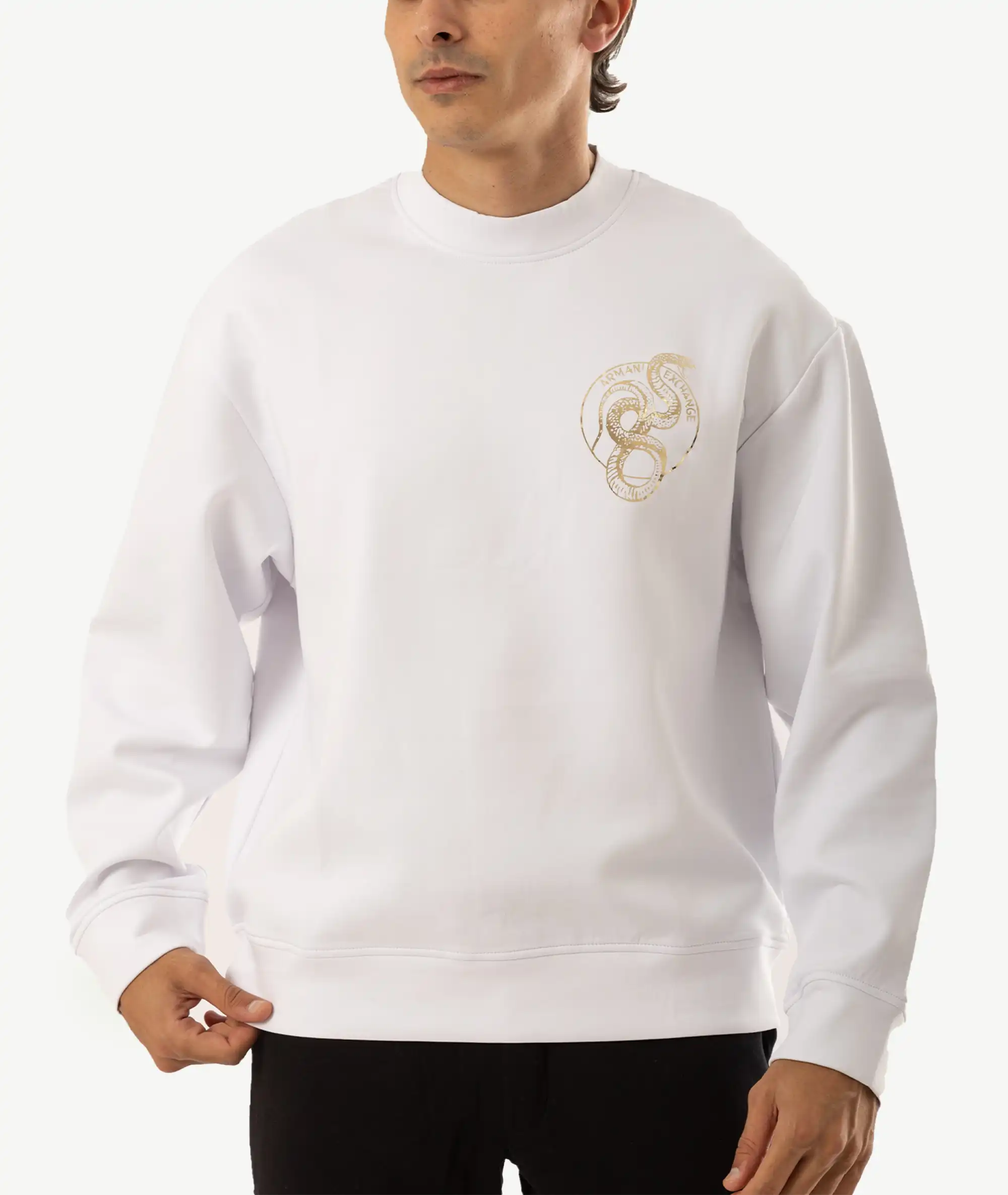 E-218038007-002_A Sweatshirts Armani Exchange Blanc – Image 1