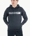 Hoodie REBOOK Homme Noir