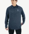 Pull Demi-zippé Sport REEBOK Bleu Foncé