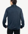 Pull Demi-zippé Sport REEBOK Bleu Foncé – Image 2