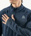 Pull Demi-zippé Sport REEBOK Bleu Foncé – Image 3