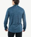Pull Demi-zippé Sport REEBOK Bleu – Image 2