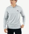 Hoodie Sport PUMA Homme Gris Clair